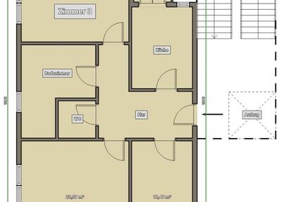 Wohnung Würzburg - 3 Zimmer, 100 m&sup2;, 570&euro; | Angebot:25226023
