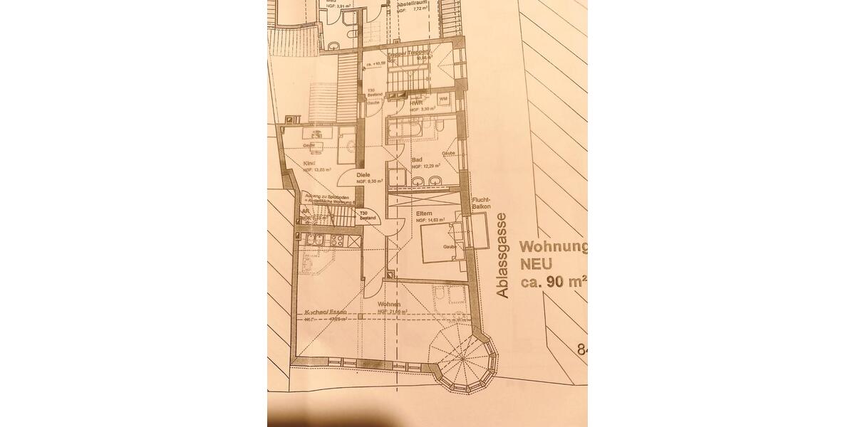 Etagenwohnung Boppard - 3 Zimmer, 90 m&sup2;, 900&euro; | Angebot:25933698