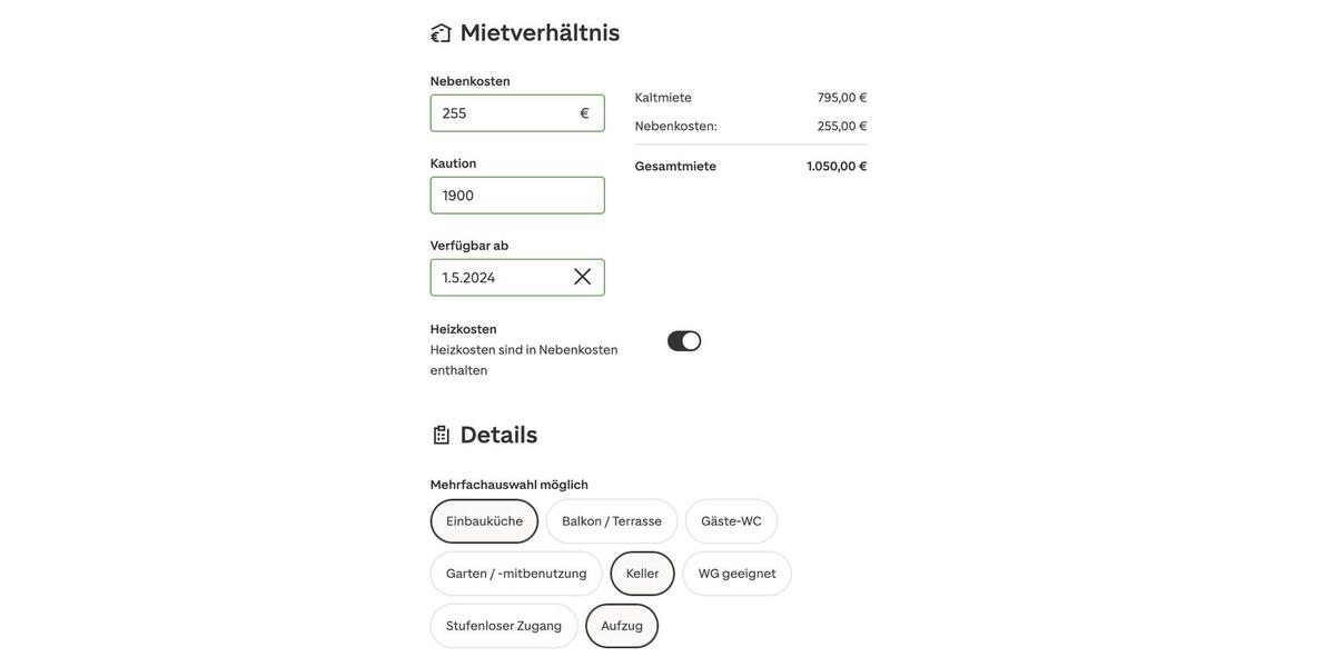 Erdgeschoßwohnung Dinkelsbühl - 3 Zimmer, 74 m&sup2;, 1.105&euro; | Angebot:26409165