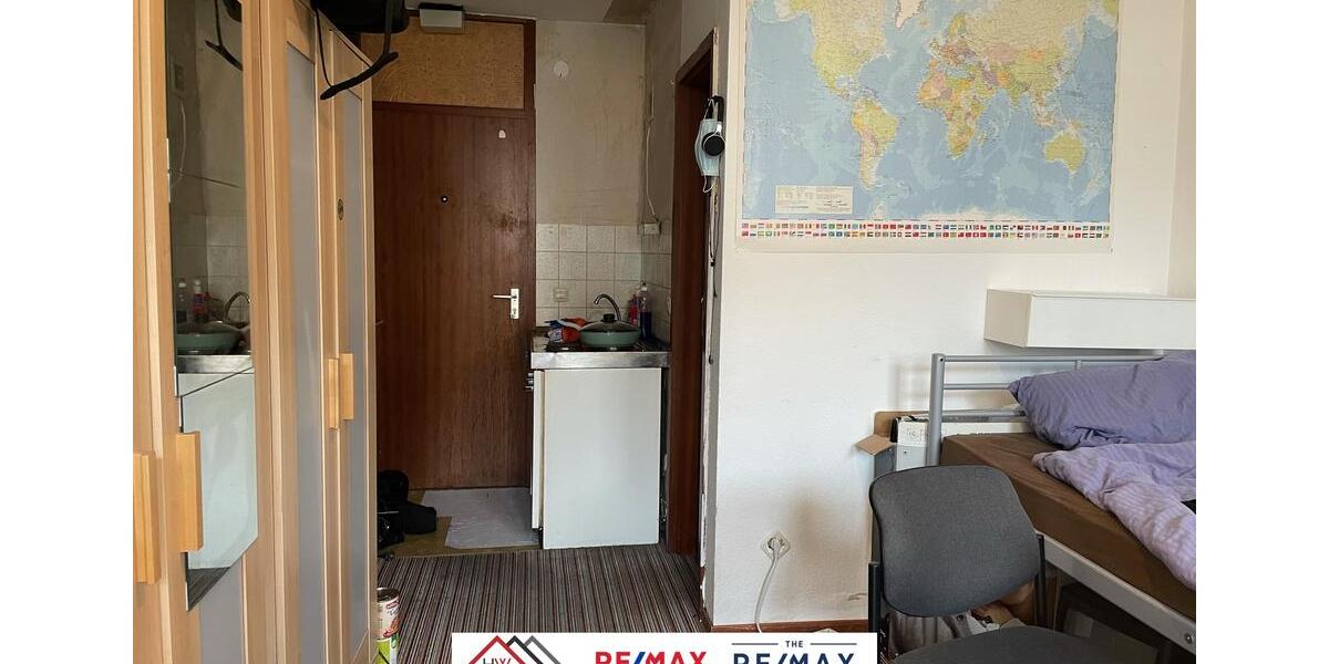 Erdgeschoßwohnung Kaiserslautern Betzenberg - 1 Zimmer, 19 m&sup2;, 300&euro; | Angebot:23864225