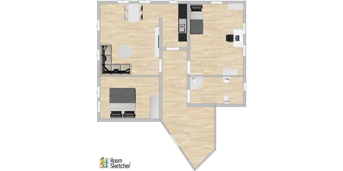 Dachgeschoßwohnung Idstein - 3 Zimmer, 760&euro; | Angebot:23120085