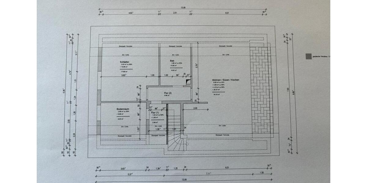 Dachgeschoßwohnung Ostercappeln - 3 Zimmer, 74 m&sup2;, 765&euro; | Angebot:25416289
