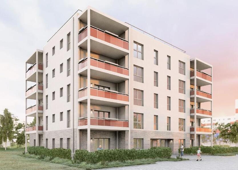 barrierearme 3-Raumwohnung mit Wohnküche und großzügigem Balkon WBS erforderlich zimmer