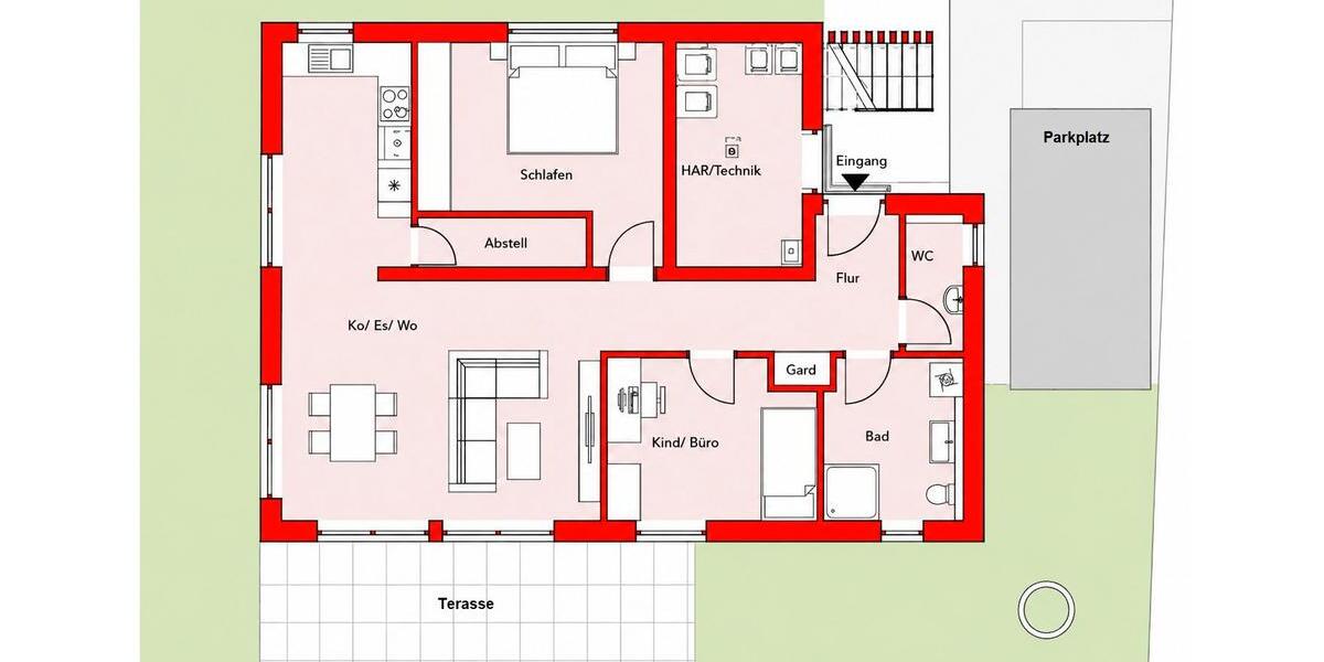 Terrassenwohnung Obernburg am Main - 3.5 Zimmer, 97 m&sup2;, 1.275&euro; | Angebot:26462950