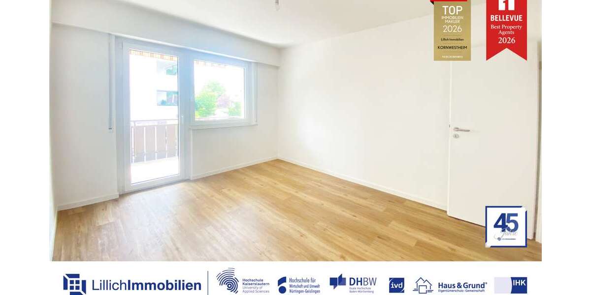 Etagenwohnung Kornwestheim - 3 Zimmer, 68 m&sup2;, 990&euro; | Angebot:26525449