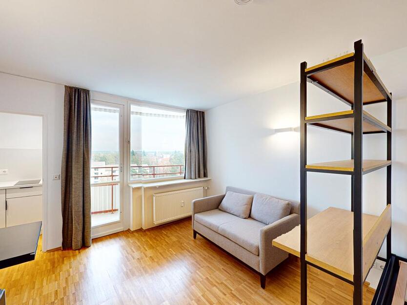 Möblierte 1-Zimmer-Wohnung mit EBK!