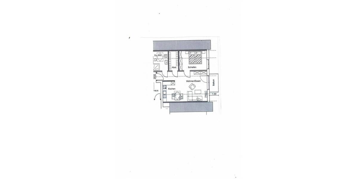 Etagenwohnung Schwalmstadt Ziegenhain - 2 Zimmer, 64 m&sup2;, 570&euro; | Angebot:26833951