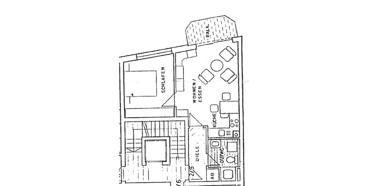 Etagenwohnung Neu-Ulm Ludwigsfeld - 2 Zimmer, 45 m&sup2;, 550&euro; | Angebot:26024598