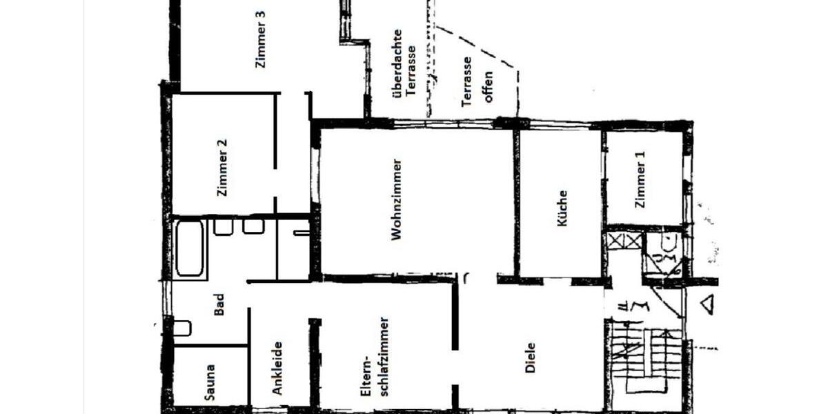 Erdgeschoßwohnung Schwalmstadt - 5 Zimmer, 145 m&sup2;, 1.250&euro; | Angebot:25906716