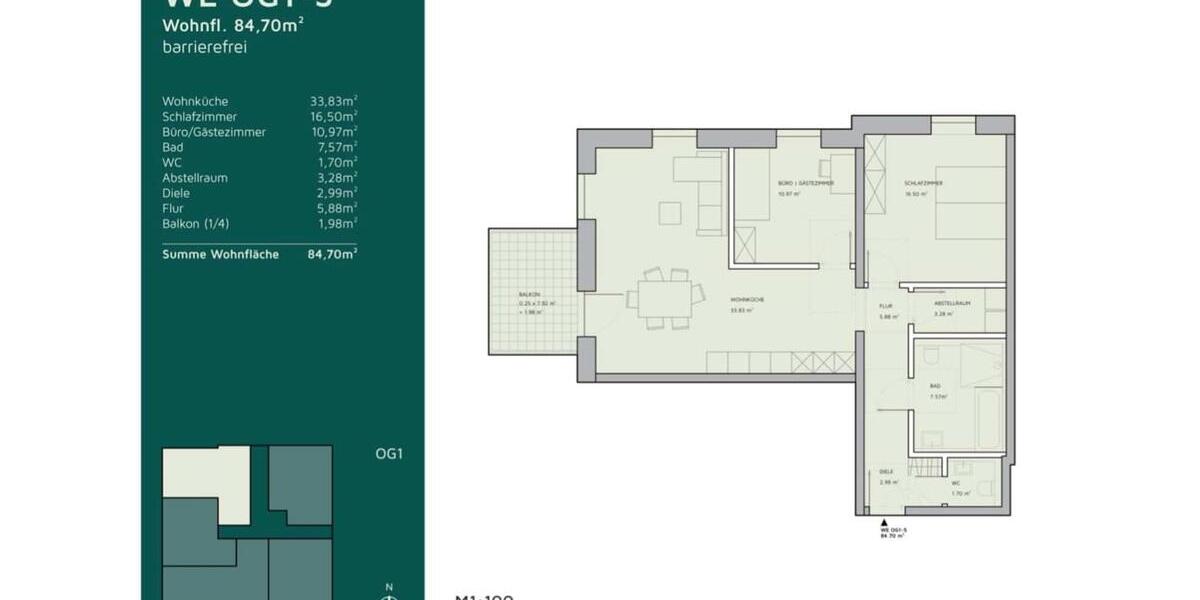 Erdgeschoßwohnung Wuppertal Cronenberg - 3 Zimmer, 73 m&sup2;, 948&euro; | Angebot:26021647
