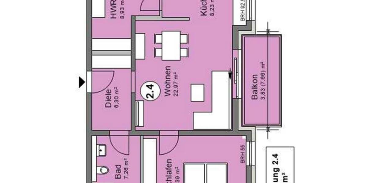 Etagenwohnung Wadern - 2 Zimmer, 73 m&sup2;, 980&euro; | Angebot:24431680