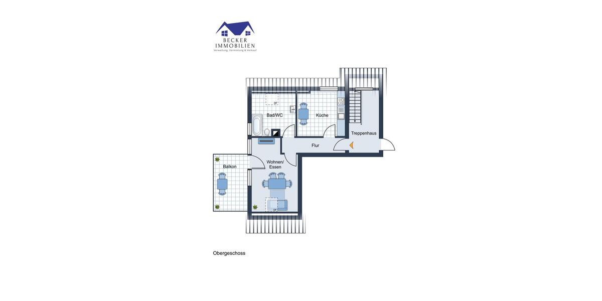 Dachgeschoßwohnung Wolfenbüttel Adersheim - 1 Zimmer, 48 m&sup2;, 430&euro; | Angebot:23998817