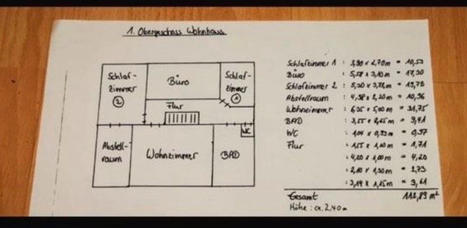 Wohnung zu vermieten 8 zimmer