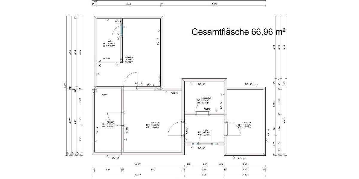 Hochparterre Gardelegen - 3 Zimmer, 67 m&sup2;, 750&euro; | Angebot:26579664