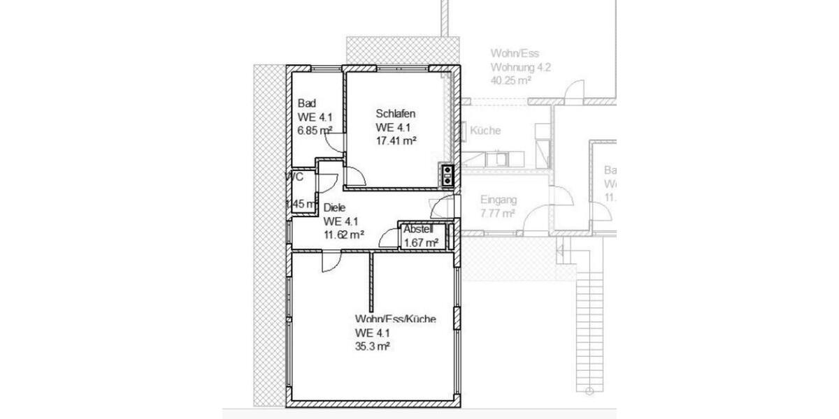 Etagenwohnung Reichshof - 2 Zimmer, 77 m&sup2;, 620&euro; | Angebot:25538417