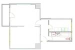 Etagenwohnung Brandenburg an der Havel Nord - 2 Zimmer, 49 m&sup2;, 436&euro; | Angebot:26826593