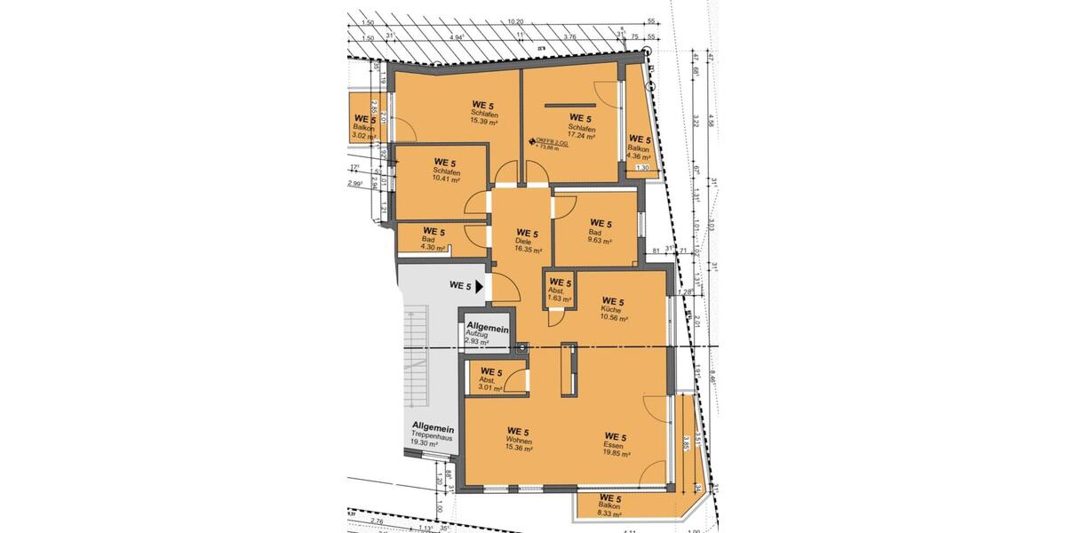Etagenwohnung Siegburg - 4 Zimmer, 134 m&sup2;, 1.876&euro; | Angebot:24751057