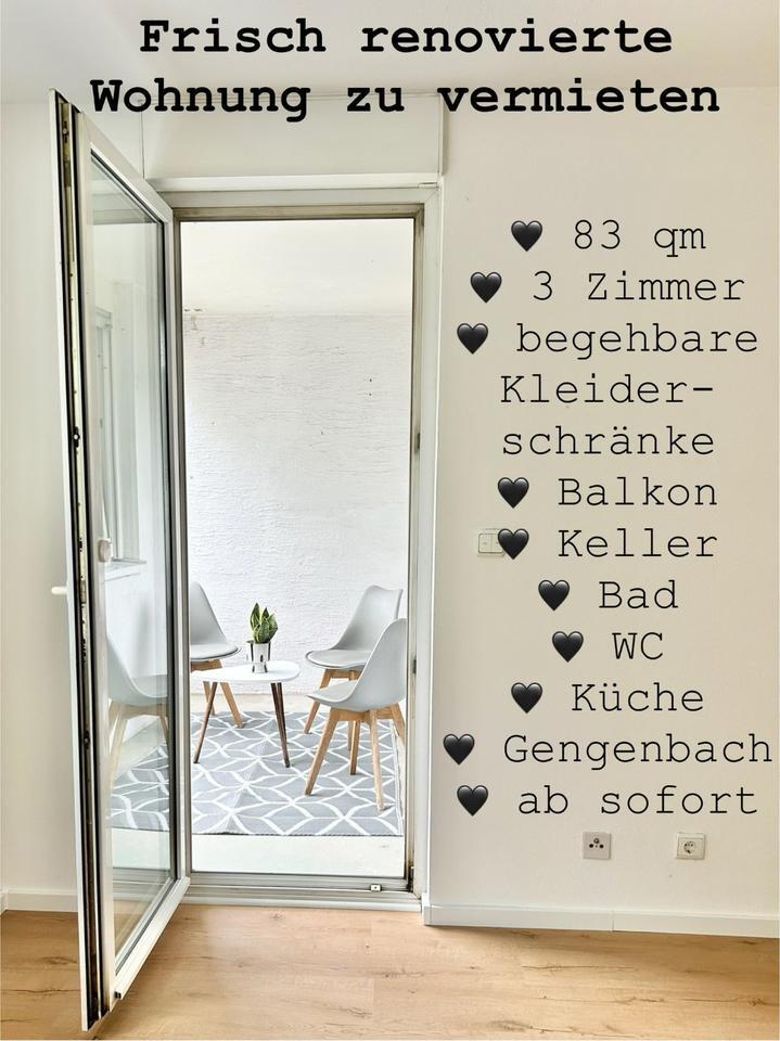 *** 3-Zimmer Wohnung in Gengenbach -frisch renoviert - Vermietung