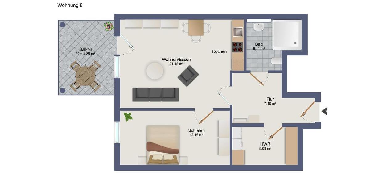 Modern wohnen in Nordhorn – barrierefrei, nachhaltig, gemeinschaftlich 2 zimmer