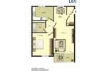 Etagenwohnung Monheim am Rhein - 2 Zimmer, 59 m&sup2;, 649&euro; | Angebot:26641583
