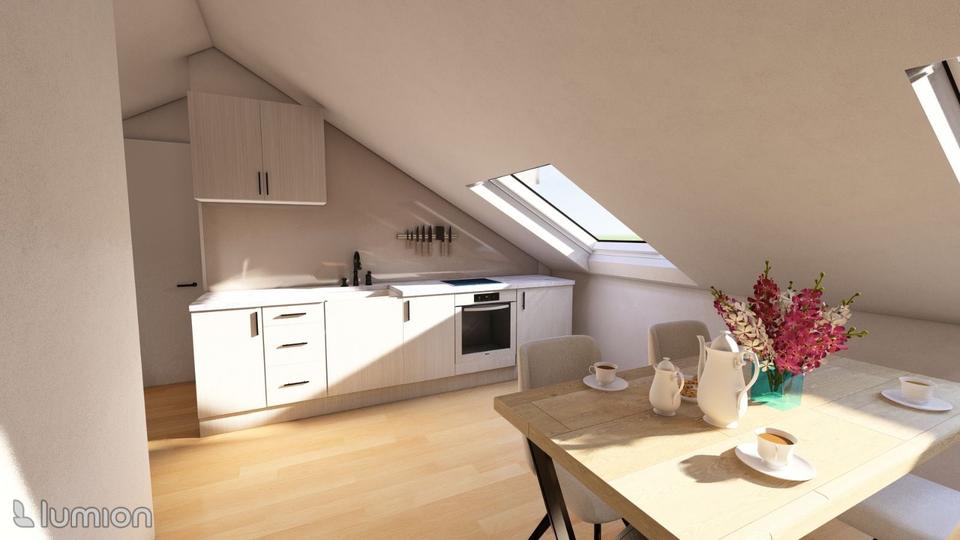 Dachgeschoßwohnung Schwetzingen - 2 Zimmer, 47 m&sup2;, 820&euro; | Angebot:25057513