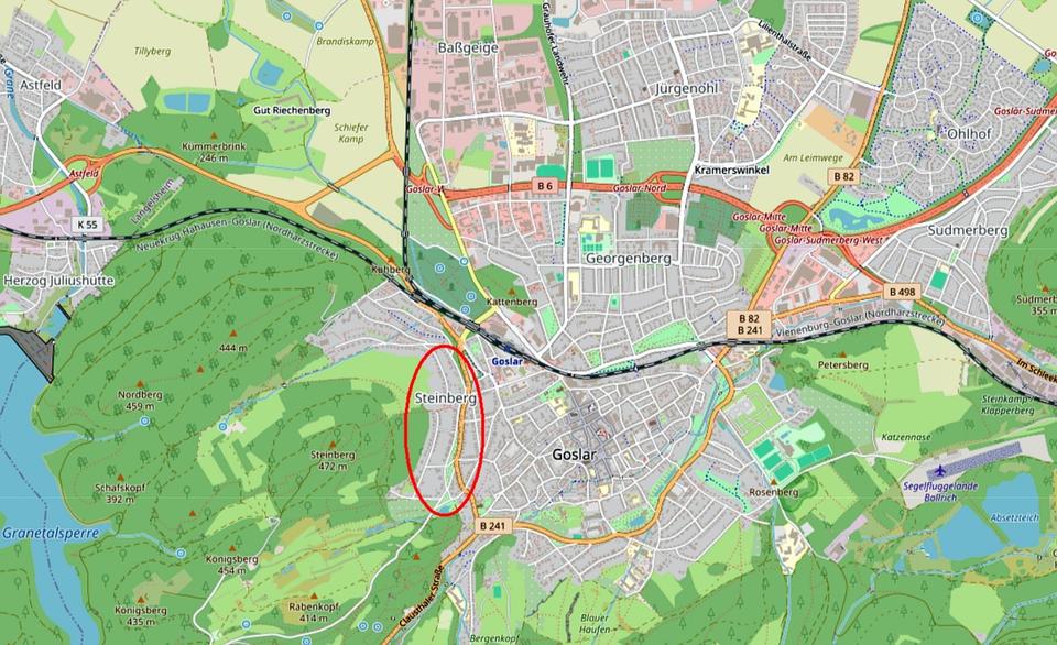 Erdgeschoßwohnung Goslar - 2 Zimmer, 50 m&sup2;, 560&euro; | Angebot:24461905