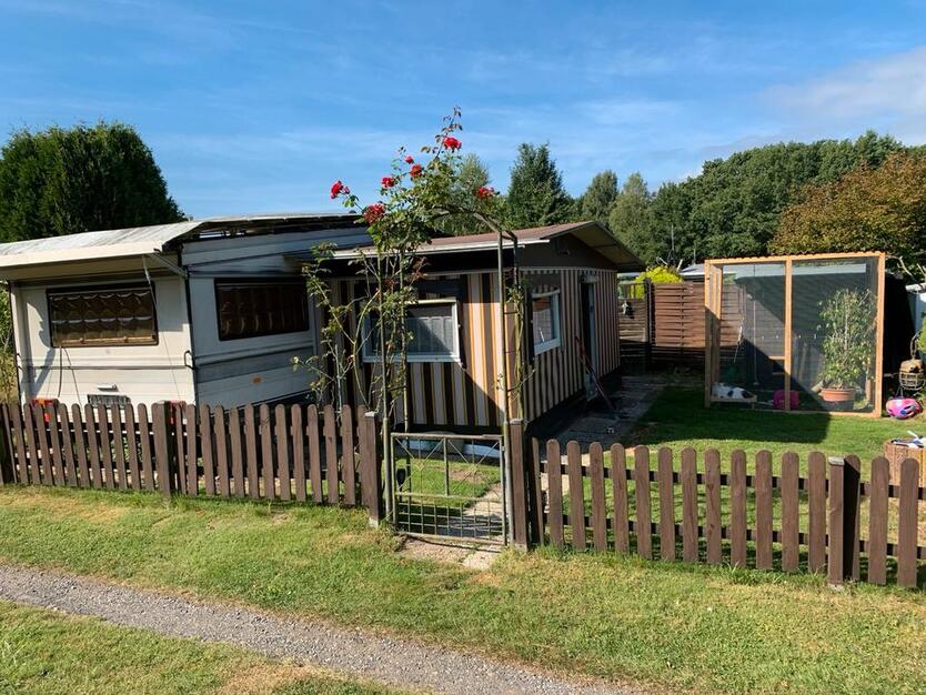 Hobby Landhaus auf dem Campingplatz Teutoburger Waldsee