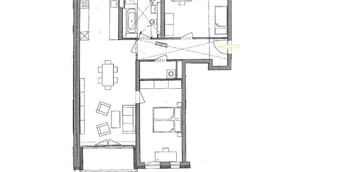 Etagenwohnung Fürth Nordstadt - 3 Zimmer, 101 m&sup2;, 1.200&euro; | Angebot:26139173