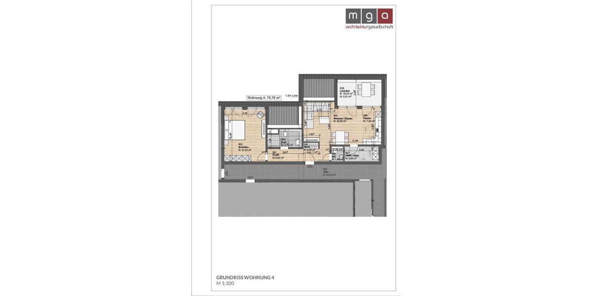 Dachgeschoßwohnung Meppen - 2 Zimmer, 76 m&sup2;, 850&euro; | Angebot:26587230
