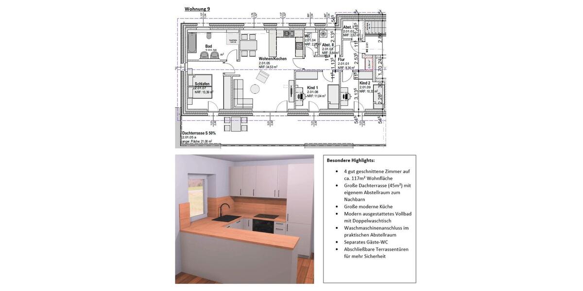 Einfamilienhaus Neumünster Brachenfeld/Ruthenberg - 4 Zimmer, 117 m&sup2;, 2.345&euro; | Angebot:26647444