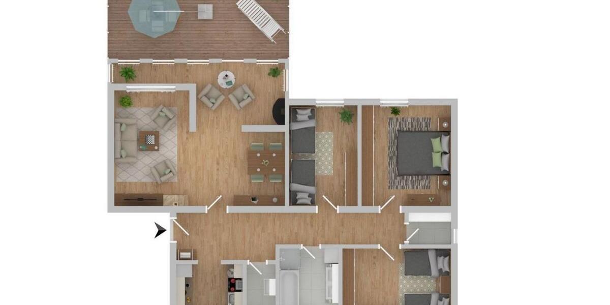 Etagenwohnung Seefeld - 4 Zimmer, 111 m&sup2;, 1.840&euro; | Angebot:24658306