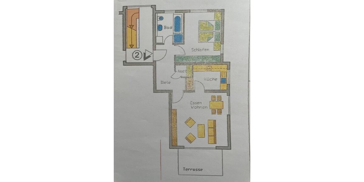 Erdgeschoßwohnung Michelfeld - 2 Zimmer, 71 m&sup2;, 950&euro; | Angebot:26676201