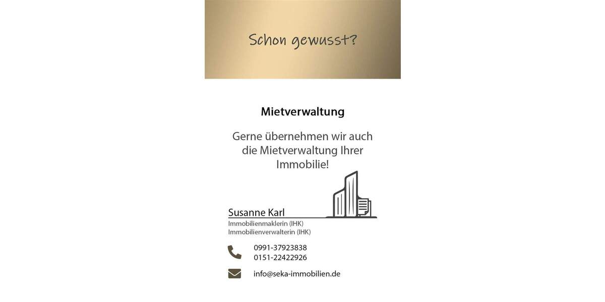 Etagenwohnung Deggendorf - 2 Zimmer, 101 m&sup2;, 1.095&euro; | Angebot:25772724