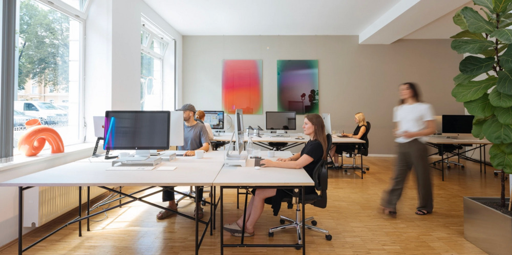 Arbeitsplatz in modernem Ladenbüro zu vermieten - All-in-Miete zimmer