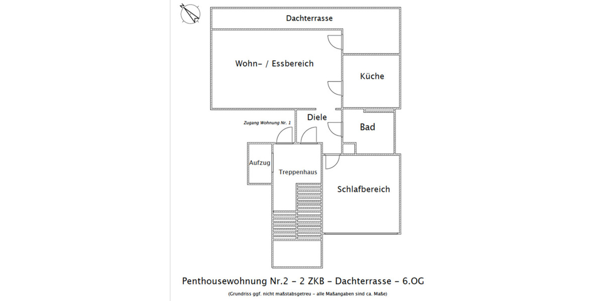 Einfamilienhaus Mainz Neustadt - 2 Zimmer, 67 m&sup2;, 1.000&euro; | Angebot:25137084
