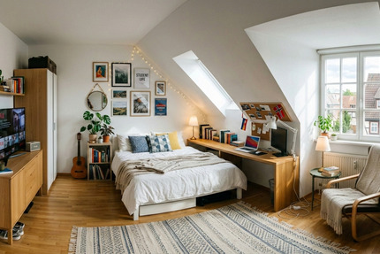 Wohnen auf Zeit Karlsruhe Südstadt - 1 Zimmer, 20 m&sup2;, 890&euro; | Angebot:25417405