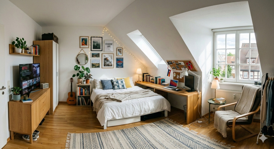 Wohnen auf Zeit Karlsruhe Südstadt - 1 Zimmer, 20 m&sup2;, 890&euro; | Angebot:25417405