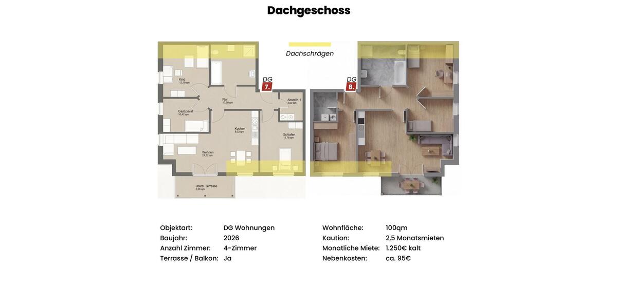 Etagenwohnung Soltau - 2 Zimmer, 68 m&sup2;, 850&euro; | Angebot:26287442