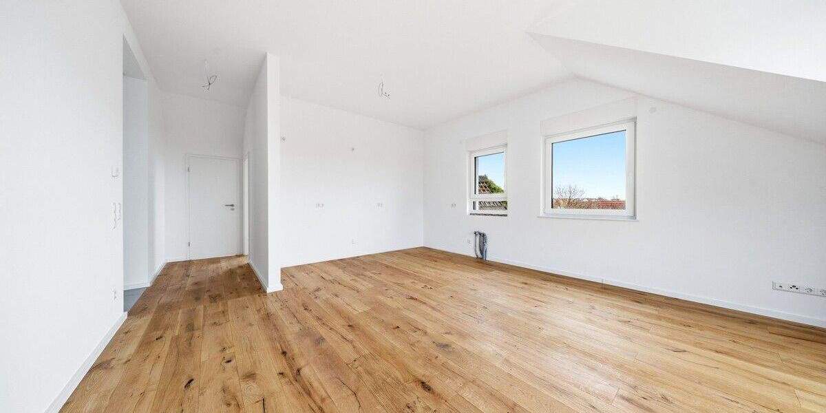 BLICKFANG: DG-Neubauwohnung mit 4 Zimmern, 2 Stellplätzen und Balkon mit wunderschöner Aussicht 4 zimmer