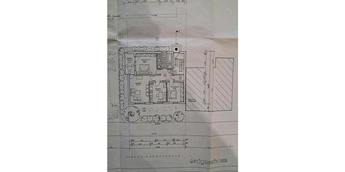 Erdgeschoßwohnung Viechtach - 3 Zimmer, 95 m&sup2;, 900&euro; | Angebot:26271628