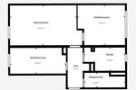 Etagenwohnung Raguhn-Jeßnitz Jeßnitz (Anhalt) - 3 Zimmer, 59 m&sup2;, 340&euro; | Angebot:26518248