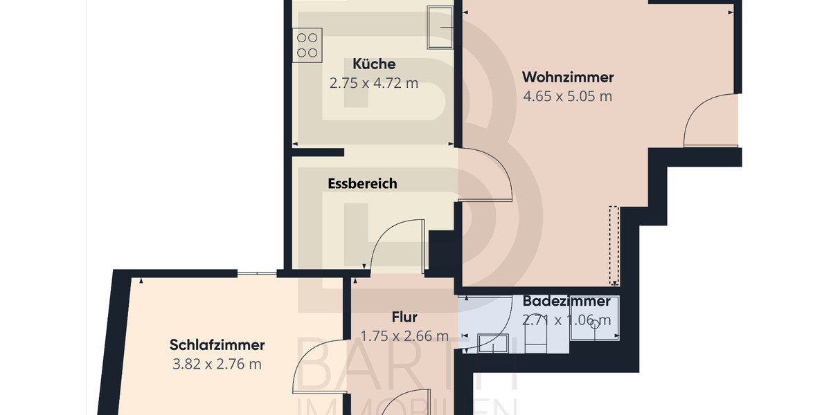 Dachgeschoßwohnung Kelheim - 2 Zimmer, 53 m&sup2;, 530&euro; | Angebot:25824795