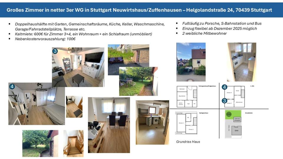 Etagenwohnung Magstadt - 2 Zimmer, 20 m&sup2;, 600&euro; | Angebot:24354911