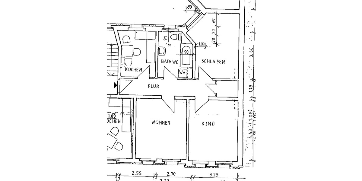 Zimmer Magdeburg Sudenburg - 3 Zimmer, 80 m&sup2;, 498&euro; | Angebot:25689624