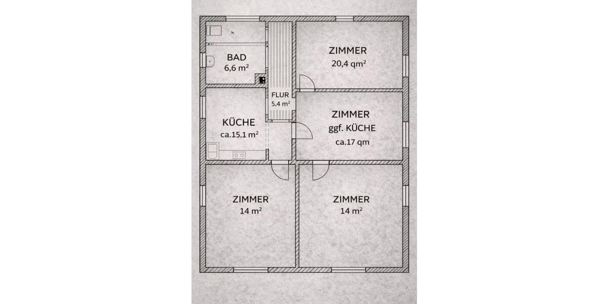 Erdgeschoßwohnung Niederwinkling - 4 Zimmer, 93 m&sup2;, 850&euro; | Angebot:25936862