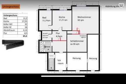 Wohnung Biblis - 2 Zimmer, 85 m&sup2;, 600&euro; | Angebot:24707392