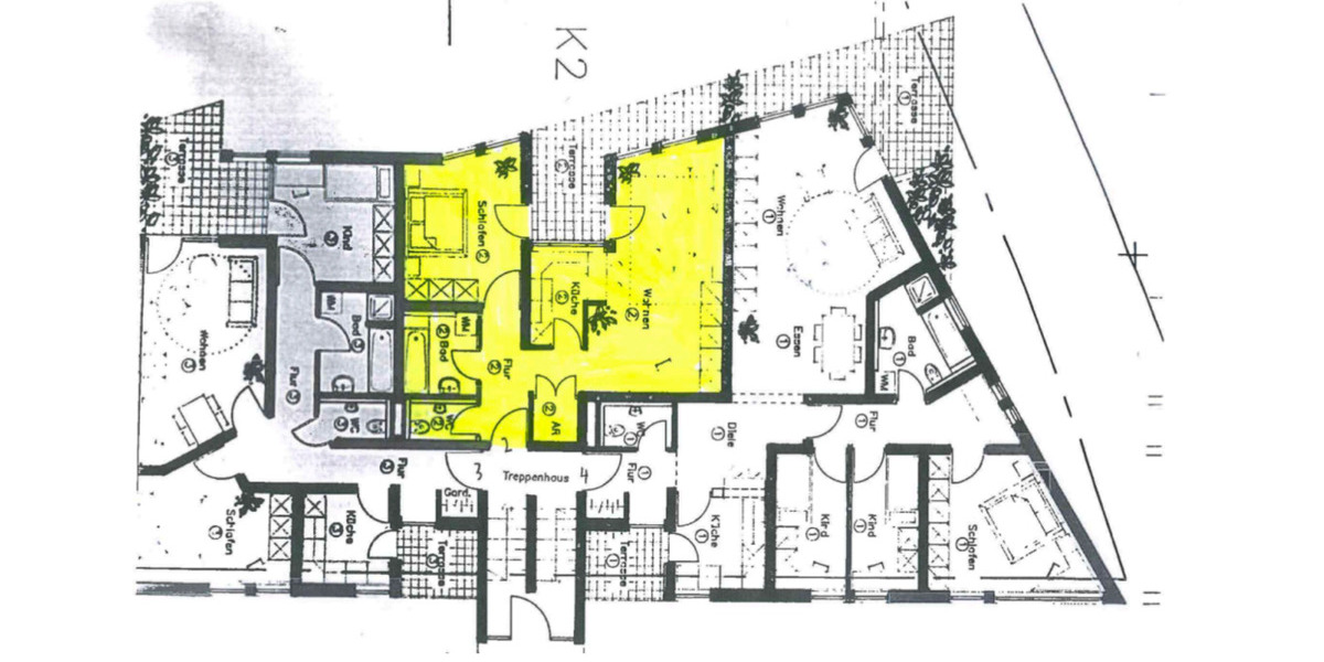 Erdgeschoßwohnung Künzelsau - 2.5 Zimmer, 58 m&sup2;, 797&euro; | Angebot:25329951