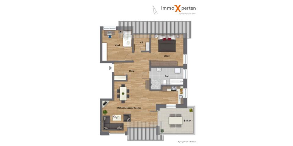 Etagenwohnung Attendorn - 3 Zimmer, 84 m&sup2;, 553&euro; | Angebot:26070933
