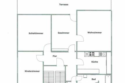 Lichtdurchflutete 4 Zimmer Wohnung mit schöner, großer Süd-Terrasse in Althengstett 4 zimmer