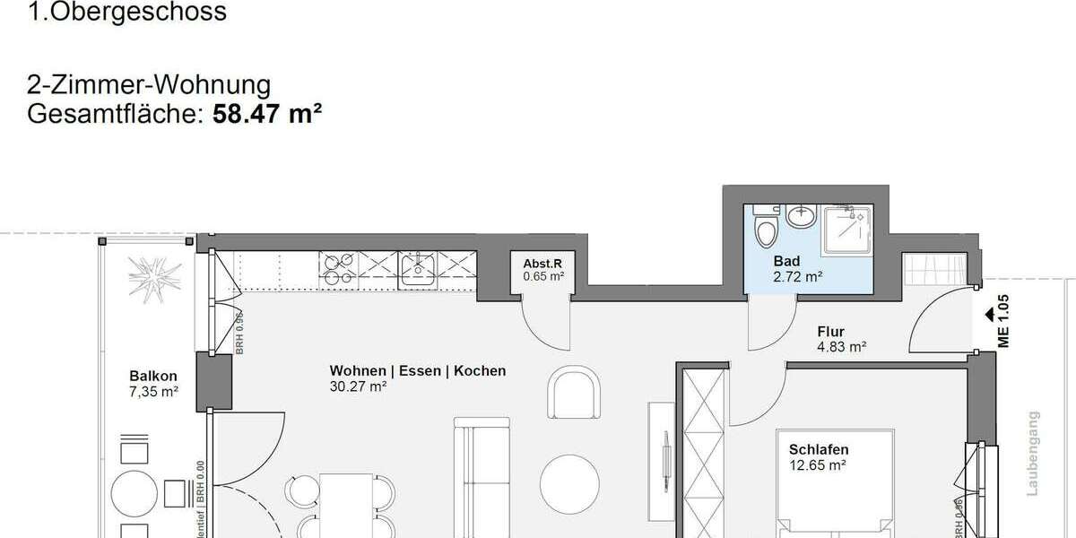 Zimmer Offenbach am Main Buchhügel - 1 Zimmer, 1.600&euro; | Angebot:23867907